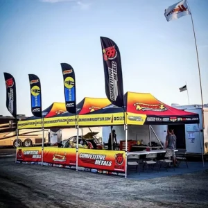 Waterproof Aluminum Frame Polyester Folding Event Canopy Tent Outdoor Foldable Pop-Up Tent for Parties and Trade Shows