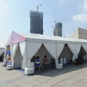 Waterproof Aluminum Marquee Gazebo UV Resistant Fire Retardant for Outdoor Weddings Parties