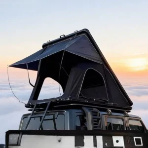 Waterproof Automatic Hydraulic Triangle Aluminum Car Rooftop Tent for Outdoor Camping and Self-Driving