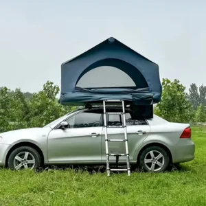 Waterproof Blue Grey Color Rooftop Tent for Vehicle Outdoor Camping Use