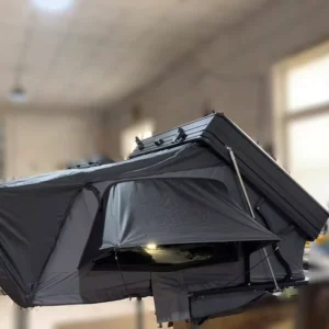 Waterproof Breathable Soft-Top Rooftop Tent with Aluminum Support Poles for Car Camping