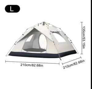 Waterproof Camping Pop Up 4-Person Portable Automatic Tent for Camping and Hiking