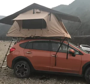 Waterproof Camping Rooftop Tent with Awning for Cars