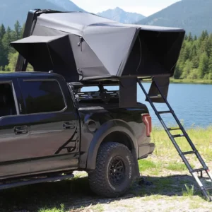 Waterproof Car Rooftop Tent Hard Shell Four-Season Double Layer One-Bedroom