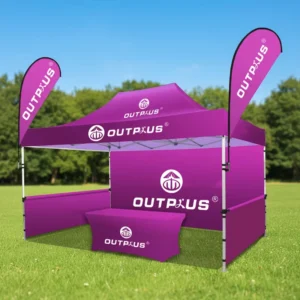 Waterproof Custom Printed Marquee Gazebo Tent with Counter for Trade Events