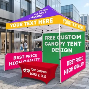 Waterproof Customized Color Foldable Aluminum Alloy Trade Show Advertising Canopy Tent