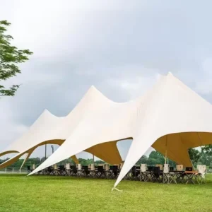 Waterproof Double Layer Four-season Quick Automatic Opening 800D Oxford 20*8.6*4.5m Camping Tent for Party Use