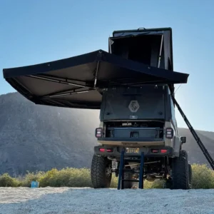Waterproof Double Layer Rooftop Car Awning Tent Quick Automatic Opening >3000mm Four-Season Polyester for Outdoor Camping