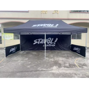 Waterproof Fire-Retardant Outdoor Canopy Tent with Walls, Custom Print, Aluminum Alloy Frame, 10×10 ft, 10×20 ft, or 20×20 ft