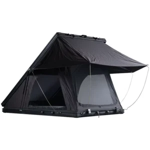 Waterproof Foldable Aluminum Hard Shell Roof Top Tent for Jeep Gladiator Car Camping with Ladder Accessory