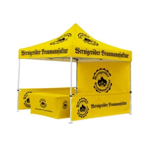 Waterproof Foldable Canopy Tent with Side Wall Outdoor 10×10 ft Marquee Tent Custom Logo Print Event Tent