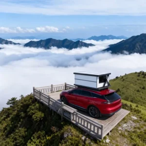 Waterproof Foldable Car Rooftop Tent Outdoor Camper Shelter Roof-Mounted Camping Tent for Overland Travel