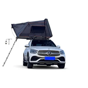 Waterproof Four-Season Rooftop Tent Awning Aluminum Hard Shell Canvas Double Layer Quick Automatic Opening Camping Vehicle