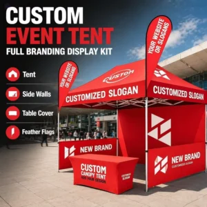 Waterproof Four-Season Tent 3x3m 10x10ft Durable Easy-Setup Portable Oxford Fabric Tradeshow Tent