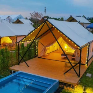 Waterproof Glamping Outdoor Luxury Tent Hotel Resrot