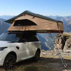 Waterproof Hard-Shell Car Rooftop Tent Portable Four-Season Oxford Fabric One-Bedroom