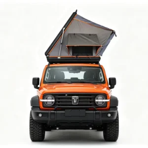 Waterproof Hard Shell Outdoor Rooftop Tent, Four-Season, Quick Automatic Opening, Model CRT-002