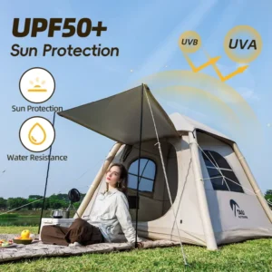 Waterproof Inflatable Camping Outdoor Air Tent for 3 4 People Glamping Tent