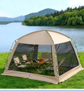 Waterproof Large Bell Camping Tent for Outdoor Events, Beach, Glamping, and Parties
