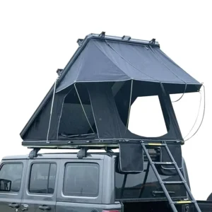 Waterproof Lightweight Clamshell ABS Hard Shell Oxford Canvas Rooftop Tent for 4×4 Outdoor Camping