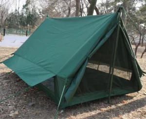 Waterproof Lightweight Triangle One Person Camping Individual Canvas Tent