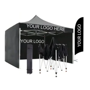 Waterproof Outdoor Double-Layer Oxford Fabric Retractable Tent Sidewall
