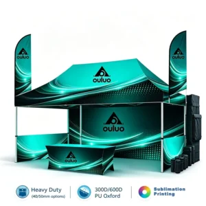 Waterproof Outdoor Indoor UV Resistant 3x3M/10ft Steel Exhibition Booth Portable Trade Show Tents