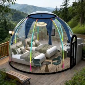 Waterproof Oval Impact Resistance PC Star Bubble Transparent House Tent for Hotel and Party