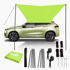 Waterproof Oxford Cloth Car Side Awning Outdoor Shade Sail Roof Tent Sun Shelter Foldable UV Protection
