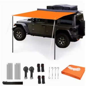 Waterproof Oxford Cloth Car Side Awning Outdoor Shade Sail Roof Tent Sun Shelter Multicolor