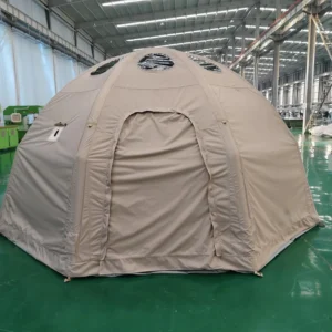 Waterproof Oxford Cloth Inflatable Round Dome Tent for Outdoor Camping