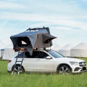 Waterproof Oxford Rooftop Tent with Annex and Awning Hard Shell Aluminium Triangle Roof Top Tents