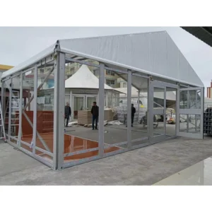 Waterproof PVC Aluminum Frame Fireproof Wedding Church Party Marquee Outdoor Luxury Hotel Exhibition Event Floor Tents Canopy