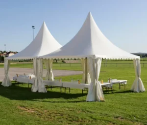 Waterproof PVC Aluminum Party Tent, 4×4 / 5×5, Garden Gazebo, Pagoda, Exhibition and Sports Use