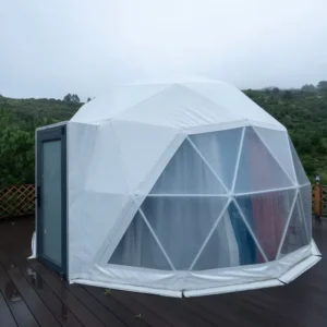 Waterproof PVC Dome Tent Scenic Mountain Homestay Luxury Glamping Hotel Tent Custom Size