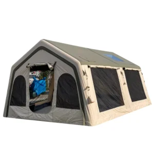 Waterproof PVC Inflatable Tent with Air Beam Structure for Glamping Resort and Outdoor Accommodation