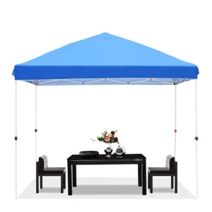 Waterproof PVC Pop-up Canopy Tent 3x3x6 Hexagon Steel Folding Gazebo Windproof 6m for Outdoor Events Trade Show