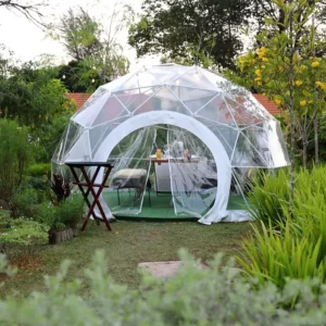Waterproof PVC Resort Camping Family Party Dome Tent Outdoor Transparent Geodesic Dome Events Igloo Canopy