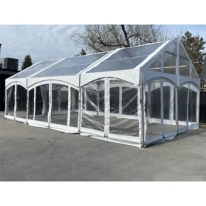 Waterproof Party Tents with Transparent Tent and Big Wedding Marquee Outdoor Aluminum Frame for Events Trade Show Tents