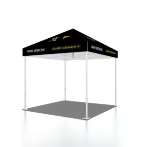 Waterproof Polyester Single-Layer Printed Pop-Up Tent for Outdoor Exhibitions and Events