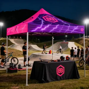 Waterproof Pop-Up Canopy Tent for Food Booths, Trade Shows, Parties, and Outdoor Events
