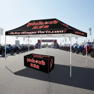 Waterproof Pop-Up Tent 3×3 Folding Gazebo Canopy Marquee for Trade Shows and Parties