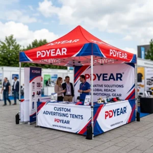 Waterproof Pop up Aluminum Frame Canopy Tent, Custom Print, for Advertising Events and Exhibition