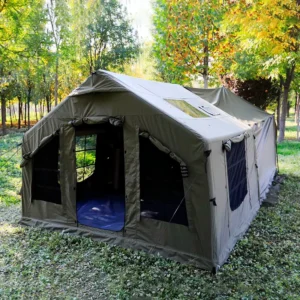 Waterproof Portable 5 6 Person Four season UV Resistant Double Layer Oxford Glamping Inflatable Tent Quick Automatic Opening