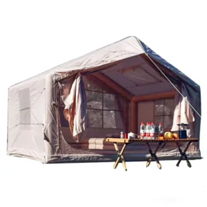Waterproof Portable Camping Inflatable Tent 4 Seasons Dome Glamping House Outdoor Air Tent for Party and Camping