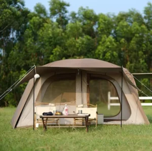 Waterproof Portable Glamping Tent Big Tents for Outdoor Camping Hiking and Backpacking