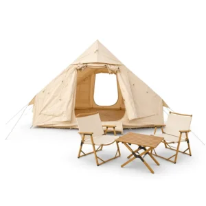 Waterproof Professional Inflatable Tent Heavy Duty 420D Reinforced Stormproof All weather 6.3sqm Khaki 300x210x200cm Air House