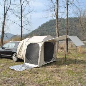 Waterproof SUV Vehicle Tent with Canopy Car Tailgate Awning Tent for Cars and Car Camping