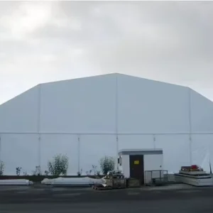 Waterproof Shelter Tent Aluminum Alloy PVC 20x40m 500-Guest White Sun Protection Heat Insulation
