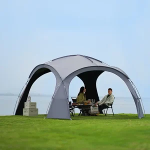 Waterproof Single Layer Folding Awning Sunscreen Dome Canopy Tent Multi Use Outdoor Camping Equipment for Glamping